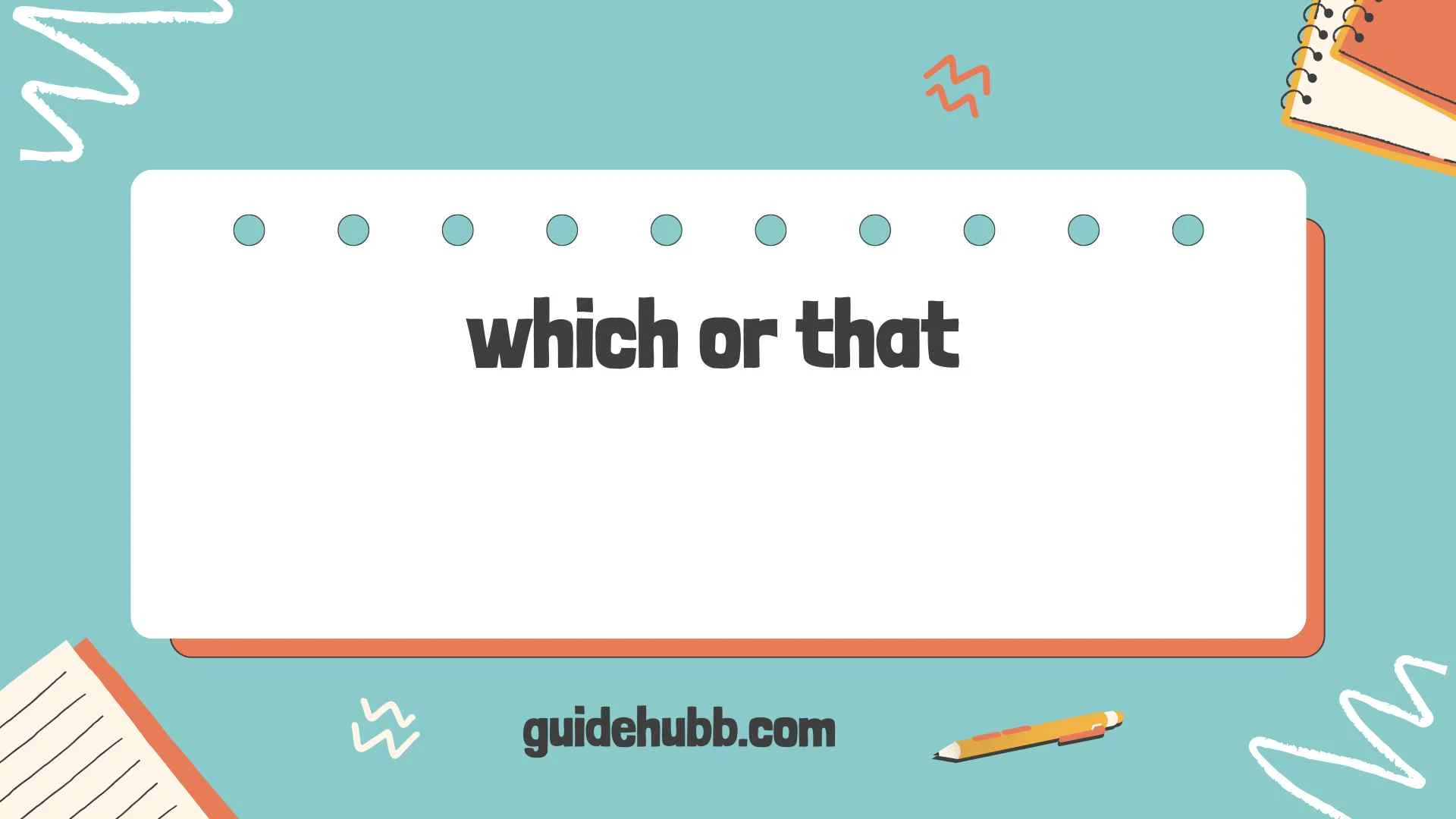 which or that