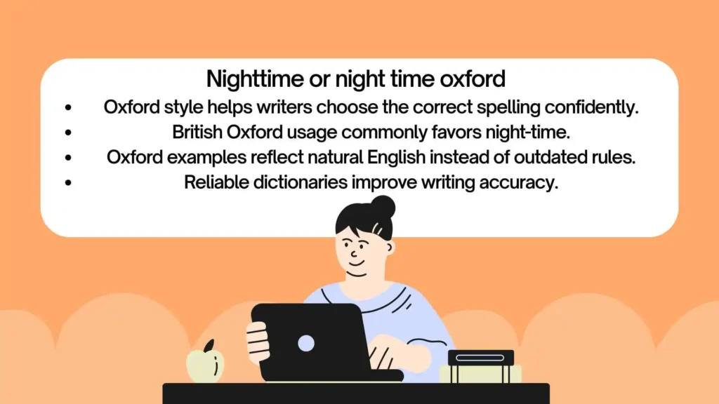 nighttime or night time