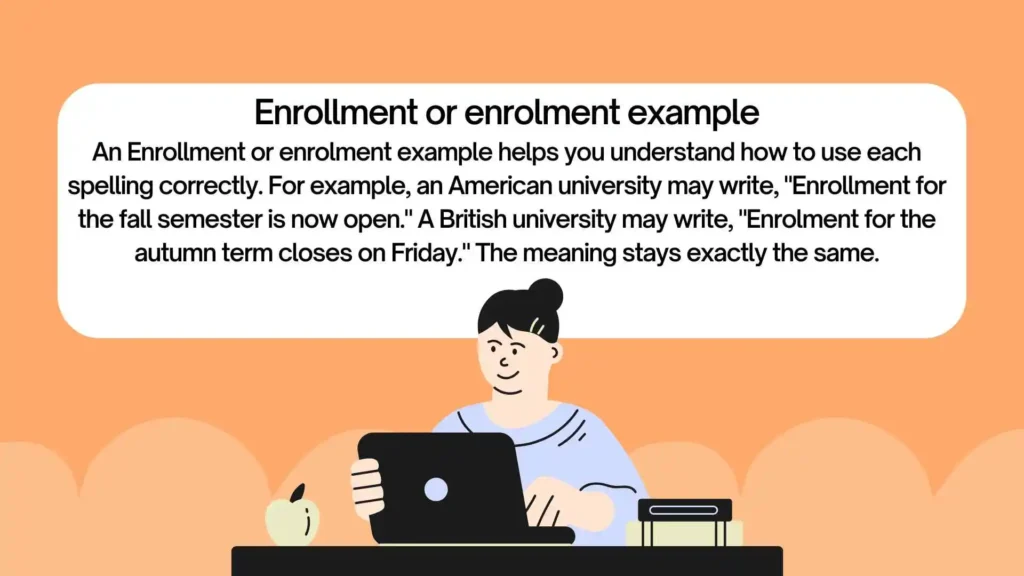 Enrollment or Enrolment